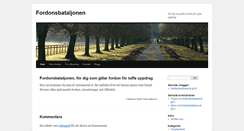 Desktop Screenshot of fordonsbataljonen.com
